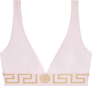 Versace Medusa Band V-Neck Bra