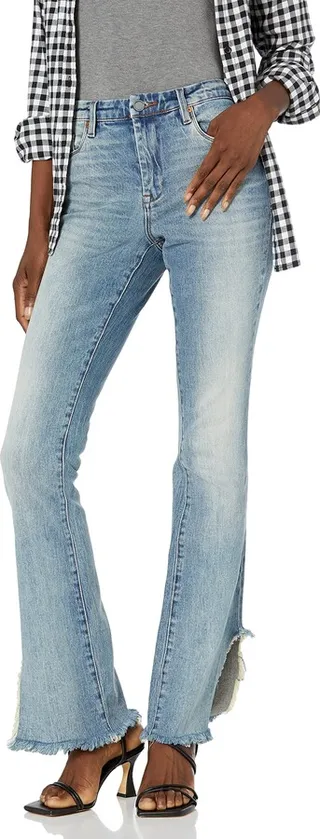 [BLANKNYC] Womens Slim Slraight Leg with Slit Jeans