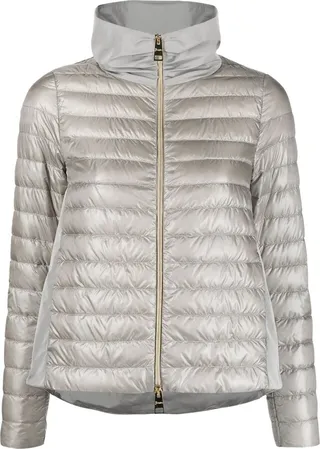 Techno Taffeta padded bomber jacket