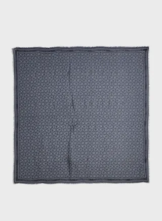 Monogram Detailed Scarf