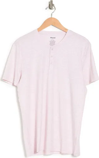 Short Sleeve Henley Jersey Tee