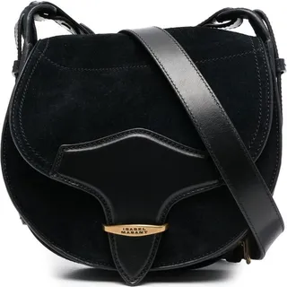 Single-Strap Suede Crossbody Bag