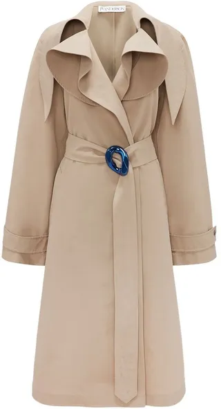 Exaggerated-Collar Chain-Link Trench