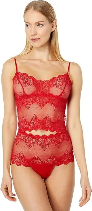 Only Hearts So Fine Lace Cami (Tango) Women's Lingerie