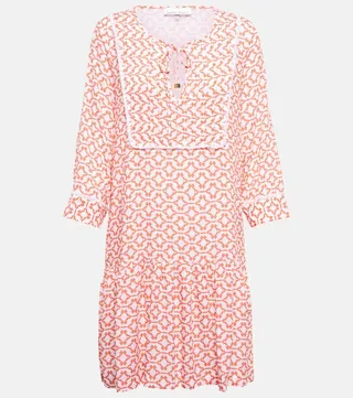 Arabian Sunset printed minidress