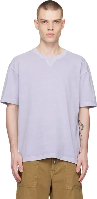 BOSS Purple Oversized-Fit T-Shirt