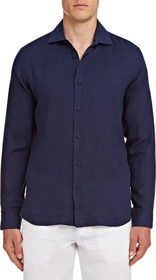 Men's Giles Smart Linen Sport Shirt