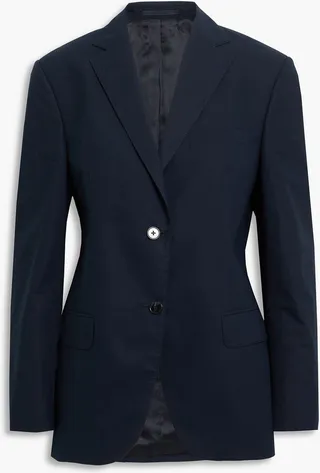Charlene cotton-poplin blazer