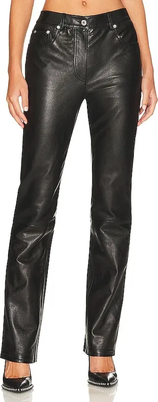 5 Pocket Leather Pant