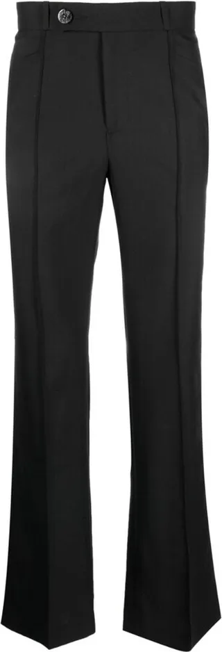 Off-Centre Straight-Leg Trousers