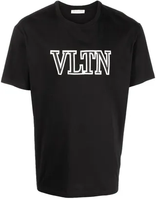 VLTN logo-embroidered T-shirt