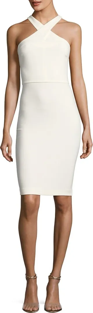 Carolyn Halter-Neck Sheath Dress