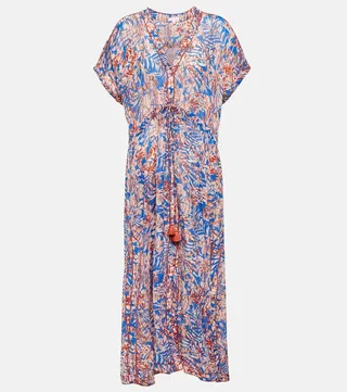 Mya floral midi dress