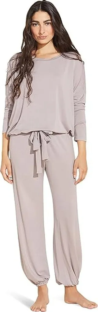 Eberjey Gisele Slouchy Pajama Set (Purple Dust) Women's Pajama Sets