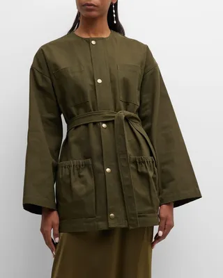 Denise Anorak Belted Utility Jacket