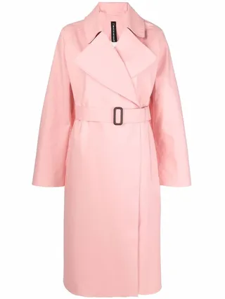Kintore bonded trench coat