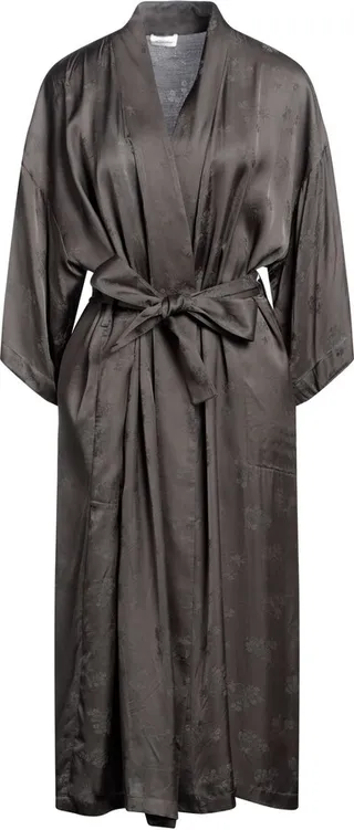 Dressing Gown Or Bathrobe Steel Grey