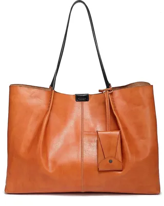 Calla Leather Tote Bag