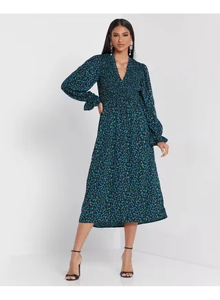 Little Mistress Green Midaxi Dress