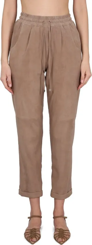 Suede Pants