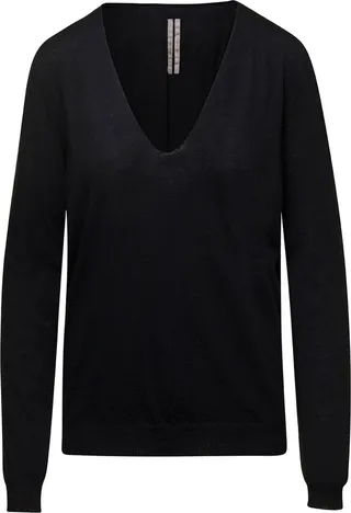 Rick Owens V-Neck Knit Sweater