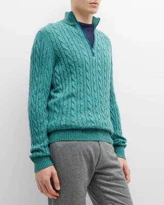 Cashmere Cable-Knit Sweater