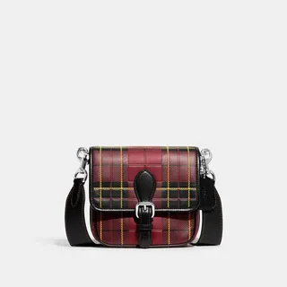 Frankie Crossbody 18 With Plaid Print