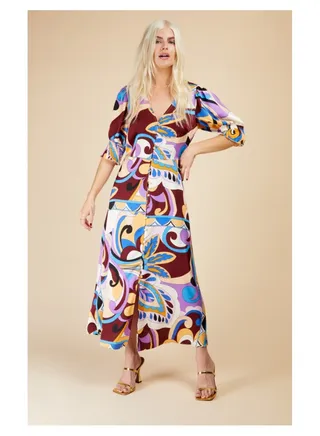 Little Mistress Multiretro Satin Print