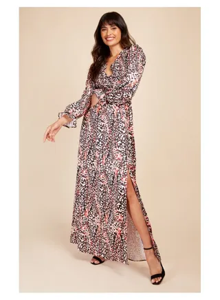 Little Mistress Multi Shirred Maxi