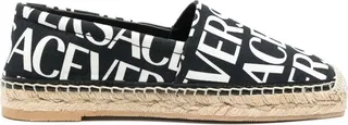 All-Over Logo Print Espadrilles