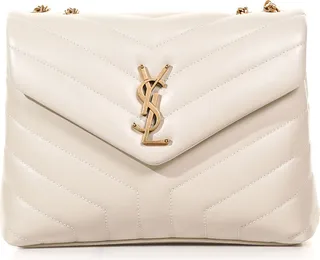 Small Loulou Bag In Quilted Leather