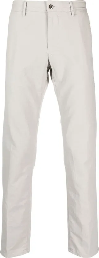 Cropped Straight-Leg Trousers