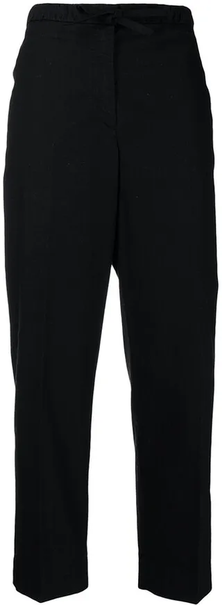 Straight-Leg Cropped Pants
