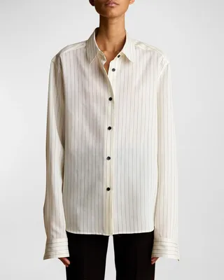 Argo Stripe Collared Top