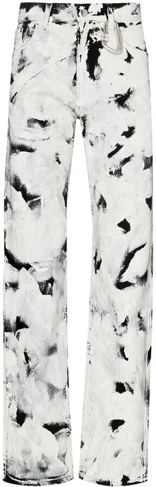 Chrysalis paint-effect jeans