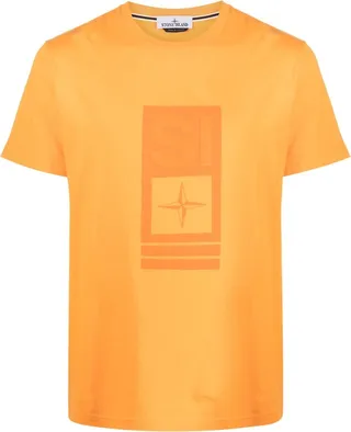 logo-print cotton T-shirt