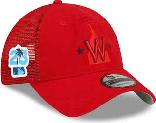 Men's New Era Red Washington Nationals 2023 Spring Training 9TWENTY Adjustable Hat
