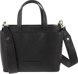 Grained Leather Handbag