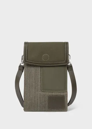 Khaki Phone Wallet Bag