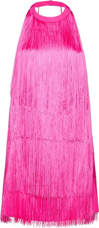 Pinko Fringe Sleeveless Mini Dress