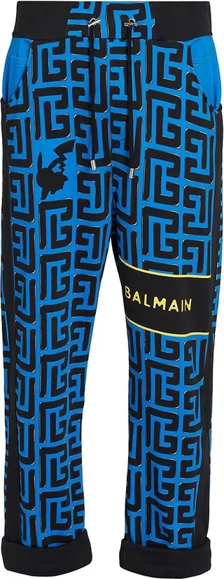 Balmain x Pokémon Logo Print Sweatpants