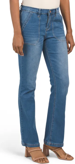 Big Pocket Bootcut Jeans