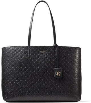 Nine2Five debossed monogram tote
