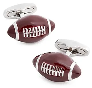 Link Up Football Cufflinks