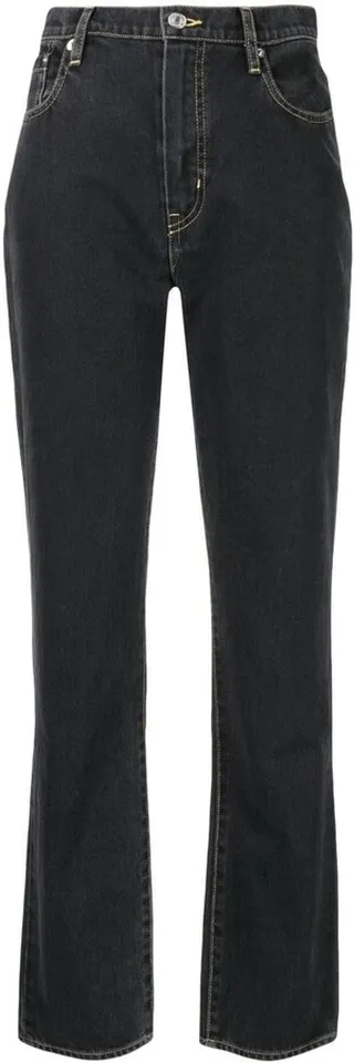 Logo-Patch Slim-Cut Jeans