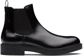 brushed Chelsea boots