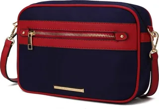 MKF Collection by Mia K Jimena Vegan Leather Women’s Shoulder Bag - Blue