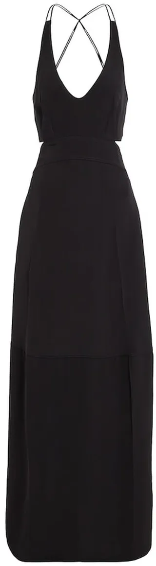 Cut-out maxi dress