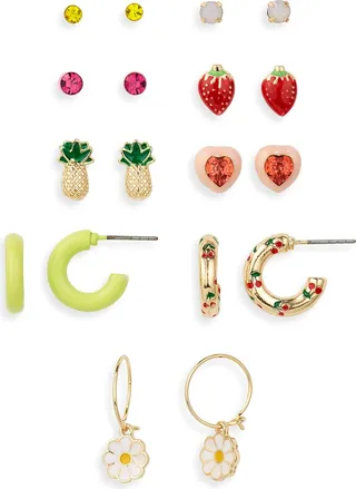 Assorted Set of 9 Earrings