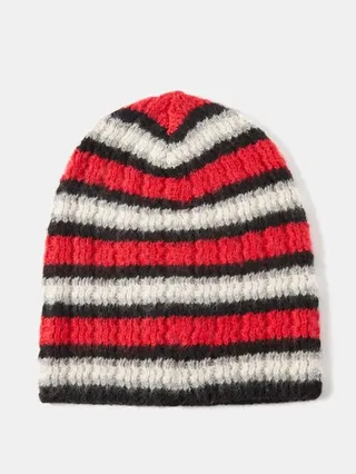 Striped Beanie Hat